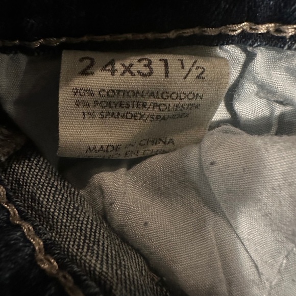 BKE Stella Distressed Mid-Rise Straight Women’s Jeans 24 R - Picture 11 of 11